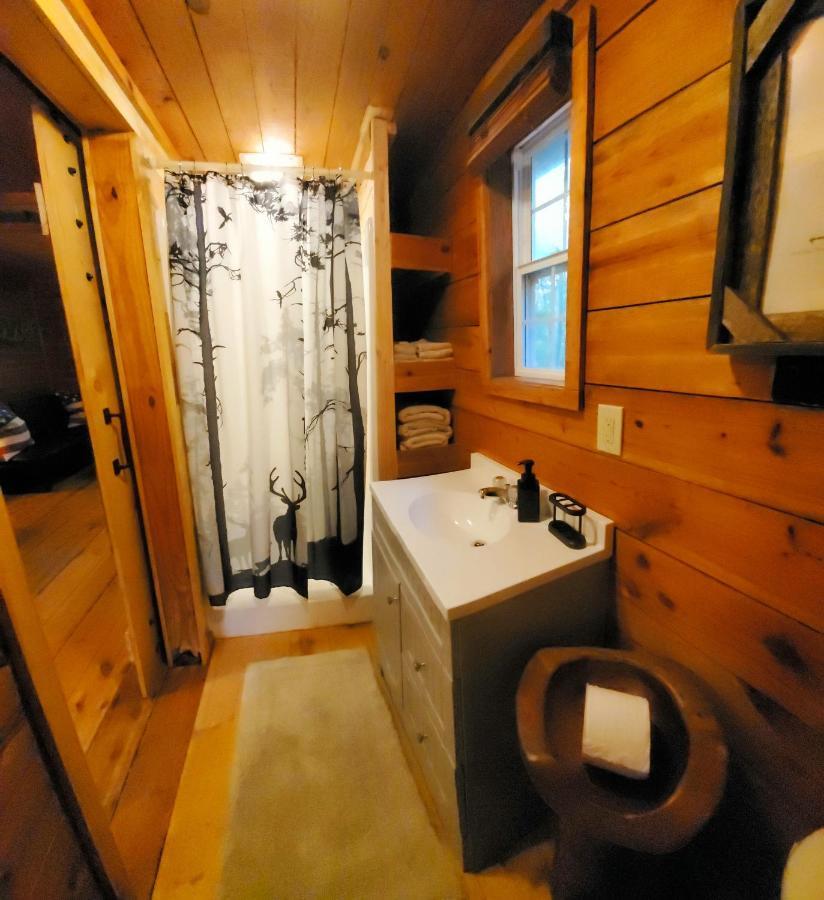 Lil' Log At Hearthstone Cabins And Camping - Pet Friendly Helen Extérieur photo