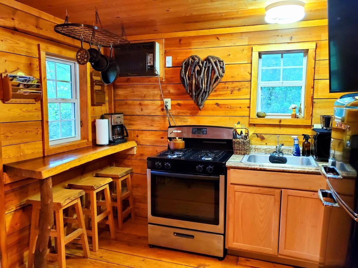 Lil' Log At Hearthstone Cabins And Camping - Pet Friendly Helen Extérieur photo